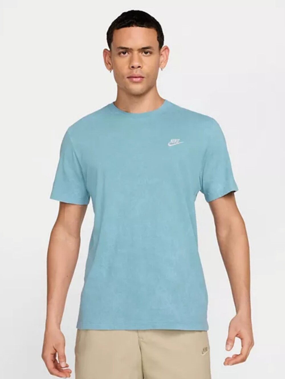 Nike Sportswear Club Essentials T-Shirt ~ Denim Turquoise HJ0732-464 | Men's: M